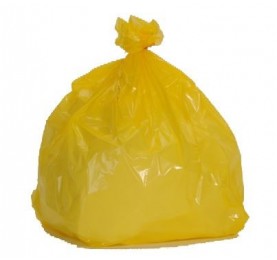 Sacs poubelle jaunes, 50L