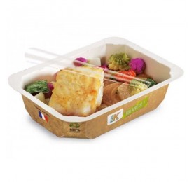 Barquette scellable kraft,...