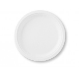 Assiette BLC bagasse, 23 CM