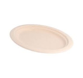 Plat ovale bagasse, 30,5 CM