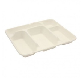 Plateau repas bagasse, 5...